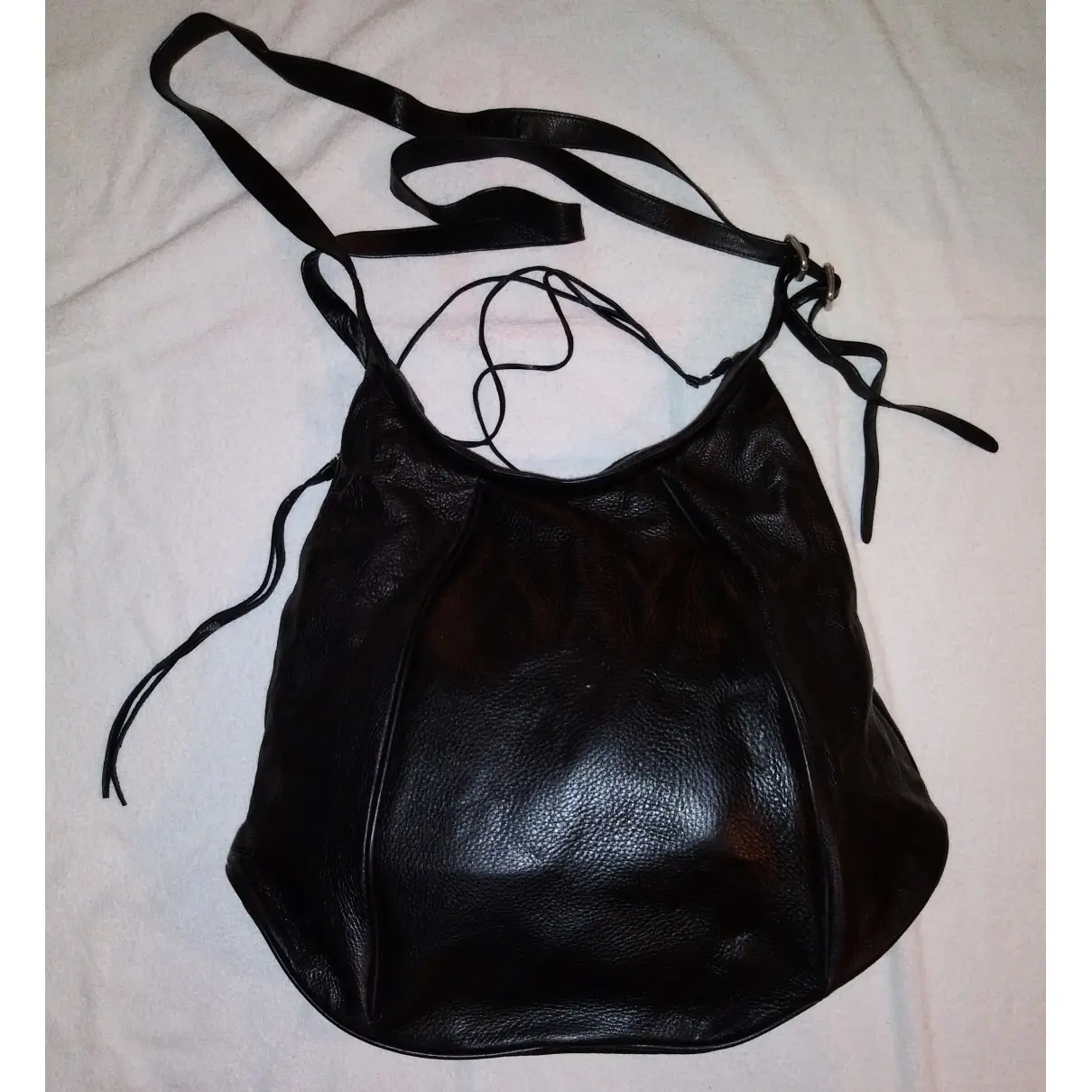 Buy Y-3 by Yohji Yamamoto Leather crossbody bag online