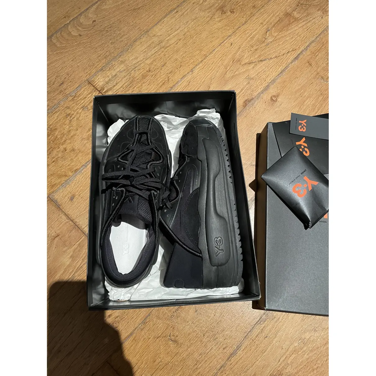 Buy Y-3 Leather trainers online