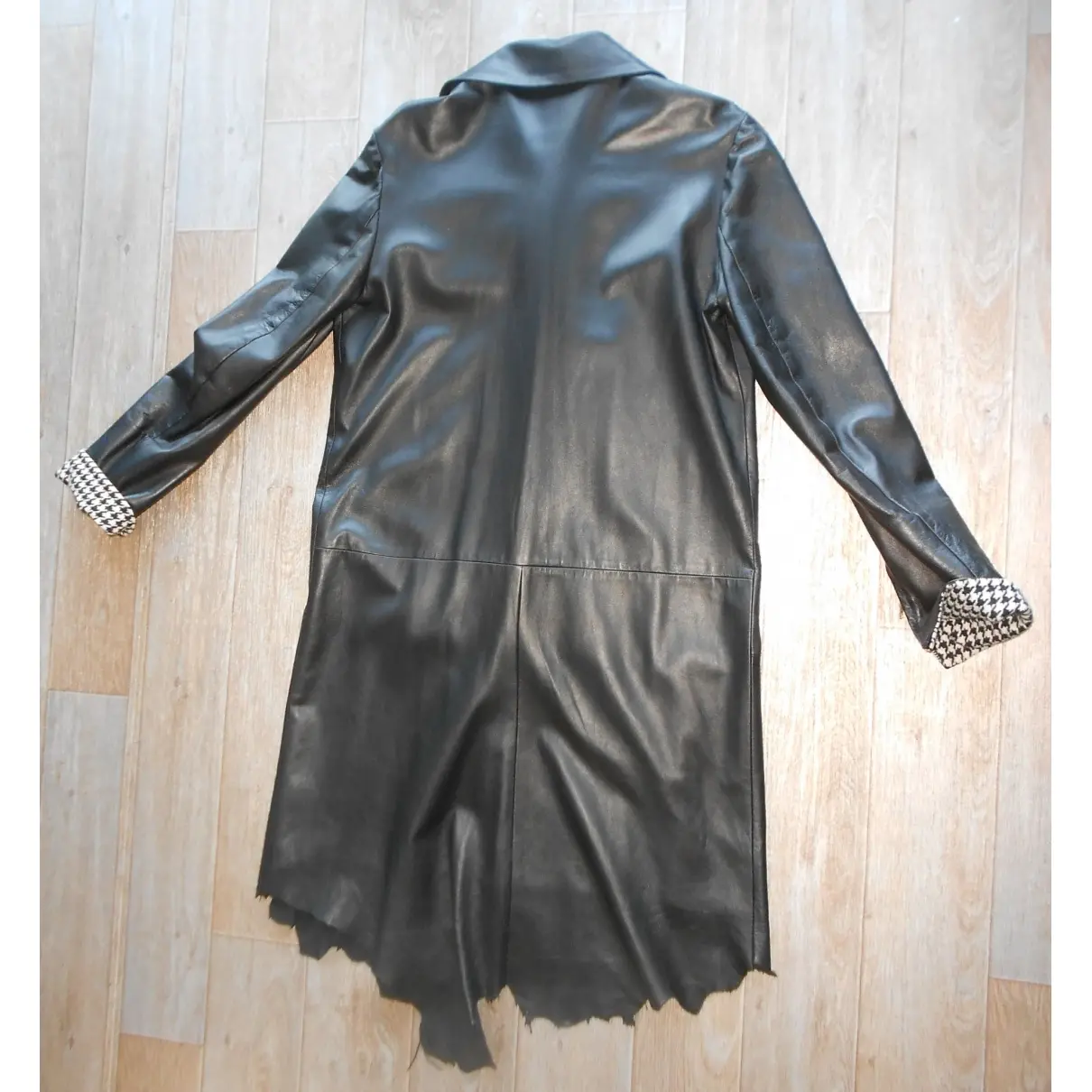 Yohji Yamamoto Leather coat for sale - Vintage
