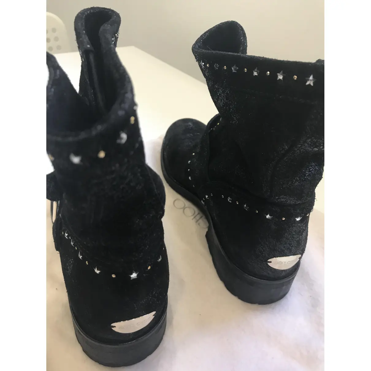Youth leather ankle boots Jimmy Choo