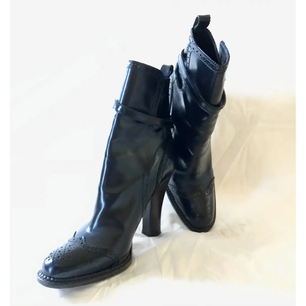 Buy Yves Saint Laurent Leather ankle boots online