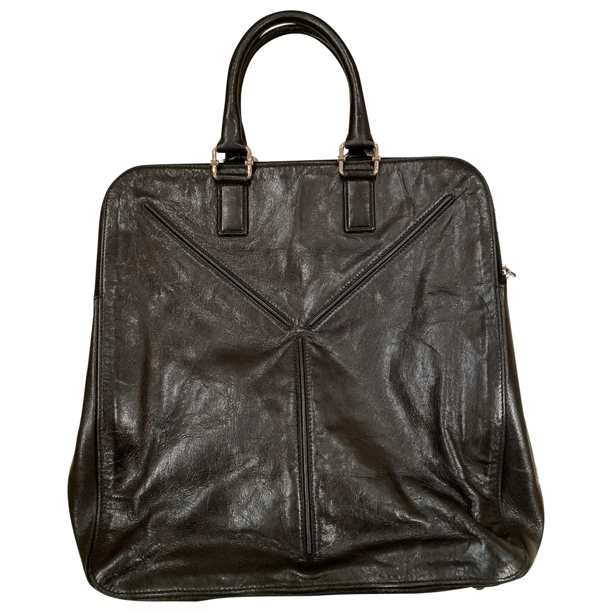 Leather satchel Yves Saint Laurent