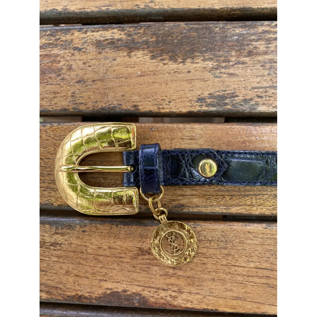 Buy Yves Saint Laurent Leather belt online