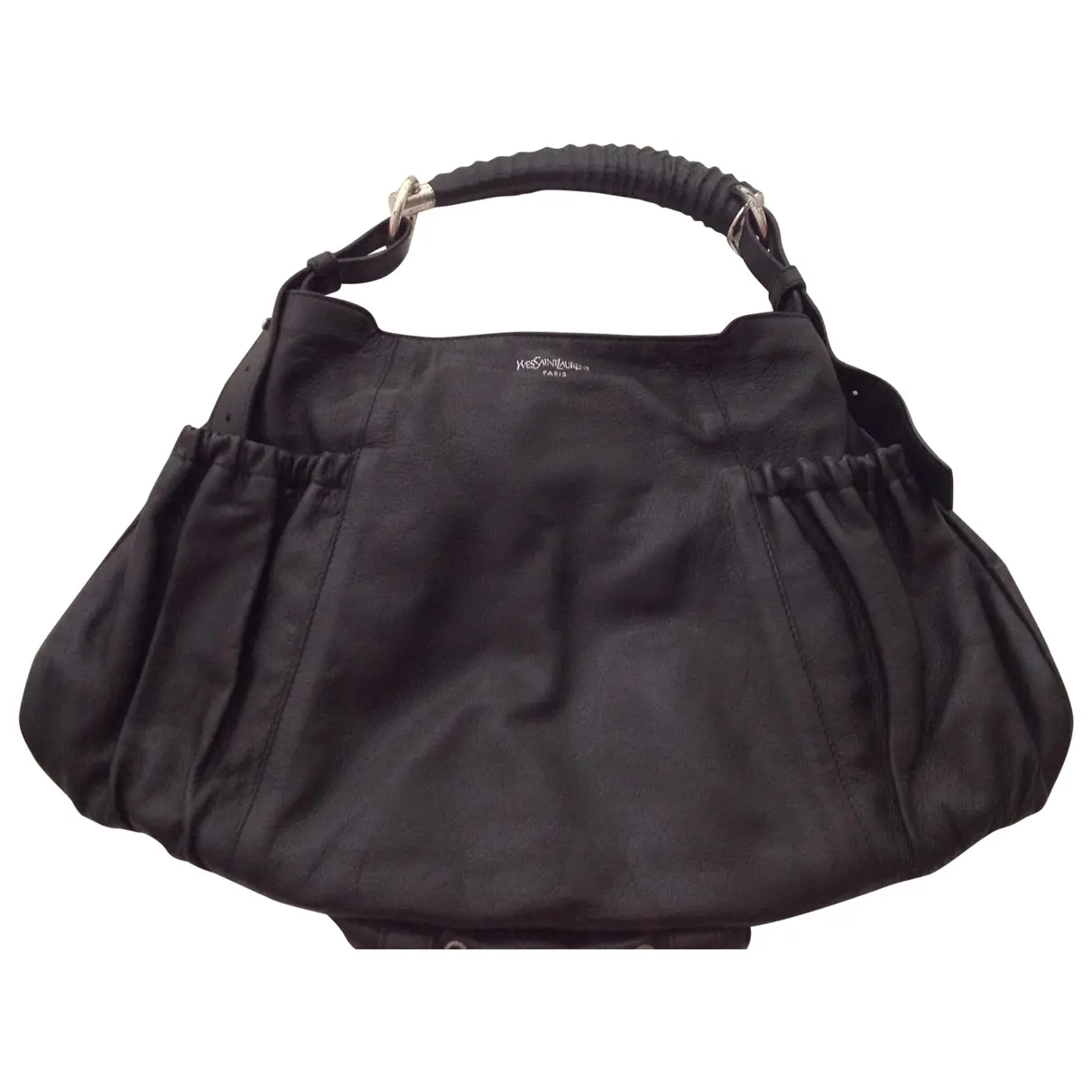 Yves Saint Laurent Black Leather Handbag for sale