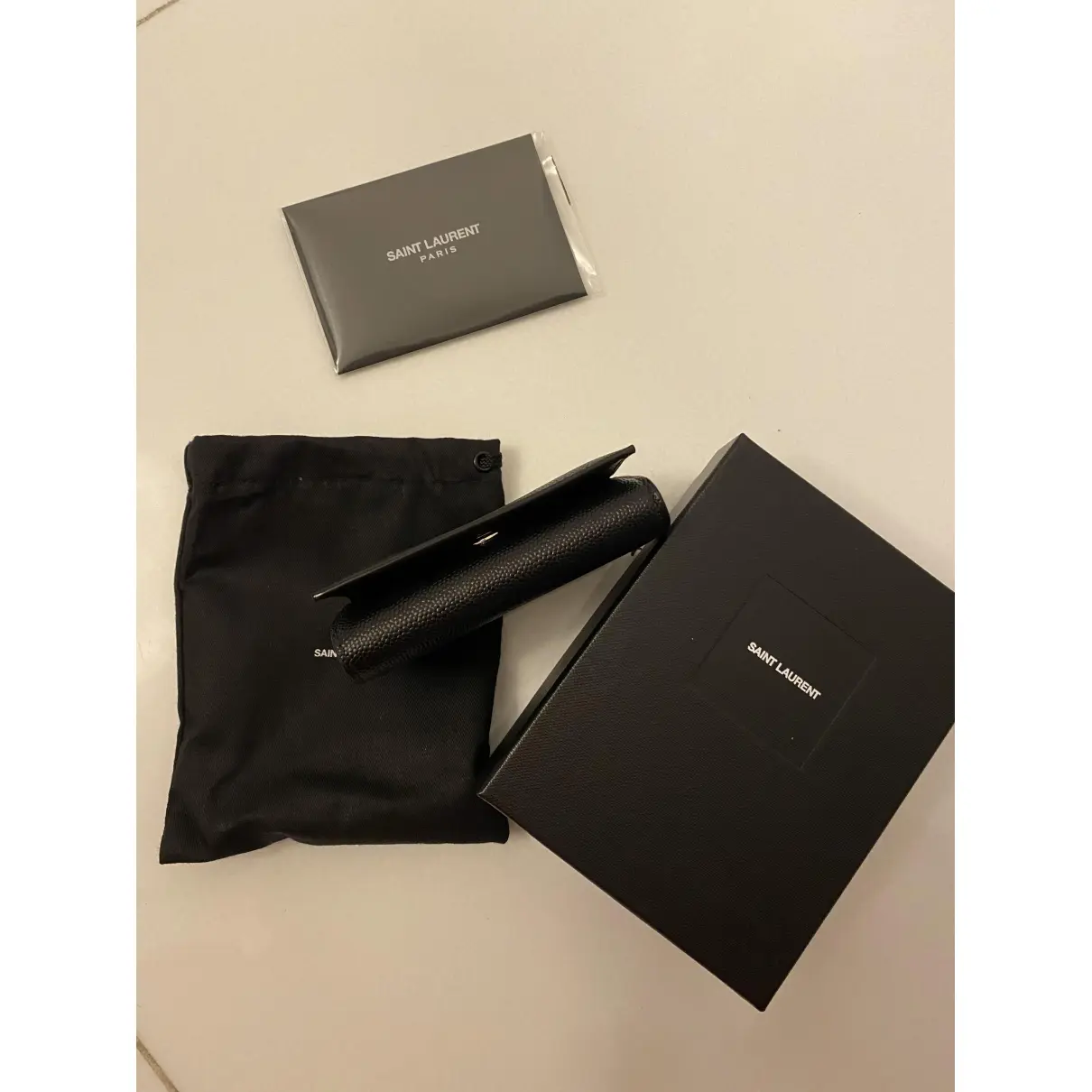Leather small bag Yves Saint Laurent