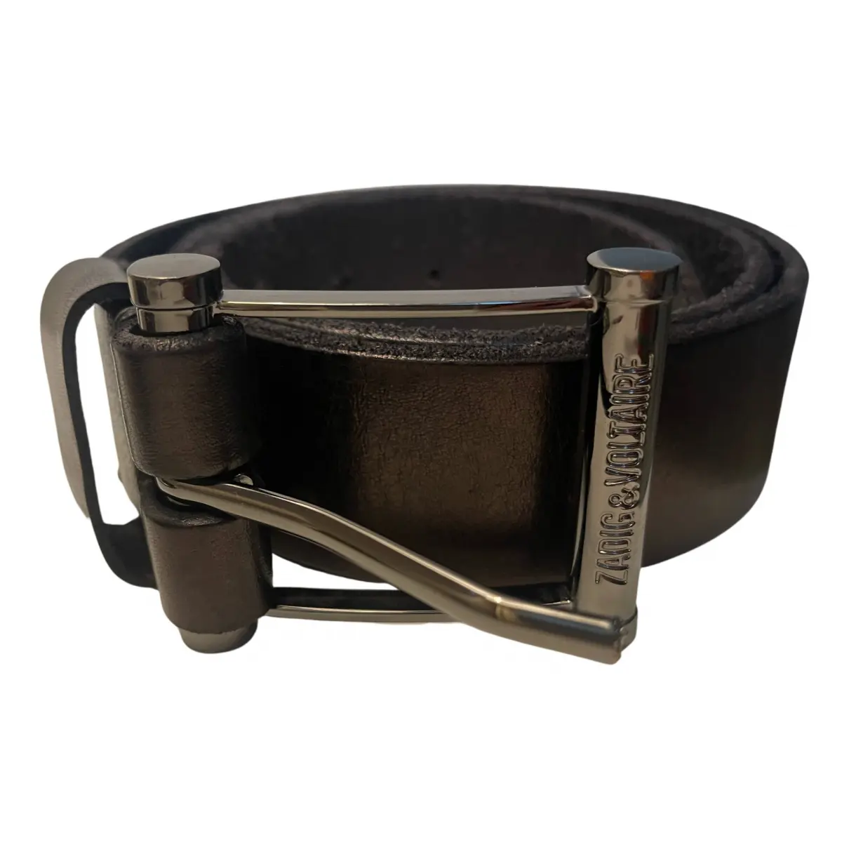 Leather belt Zadig & Voltaire
