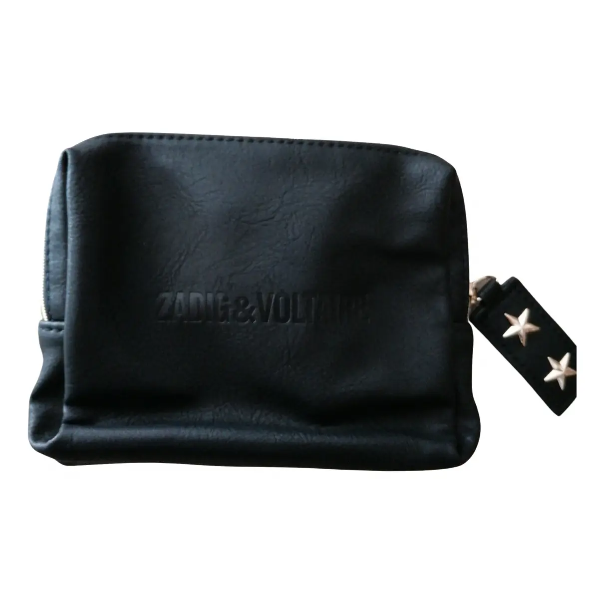 Leather clutch bag Zadig & Voltaire