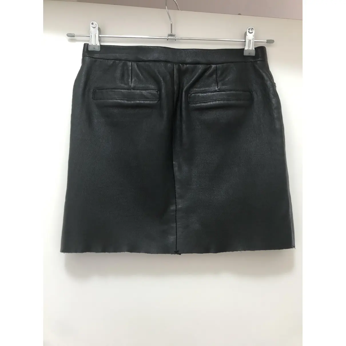 Buy Zadig & Voltaire Leather mini skirt online