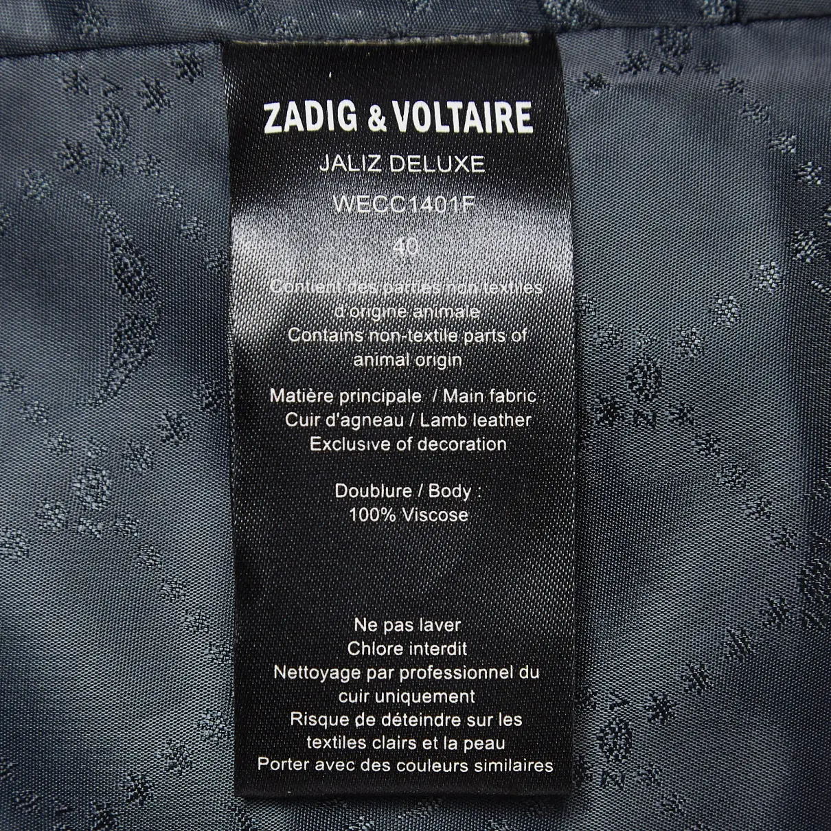 Leather skirt Zadig & Voltaire