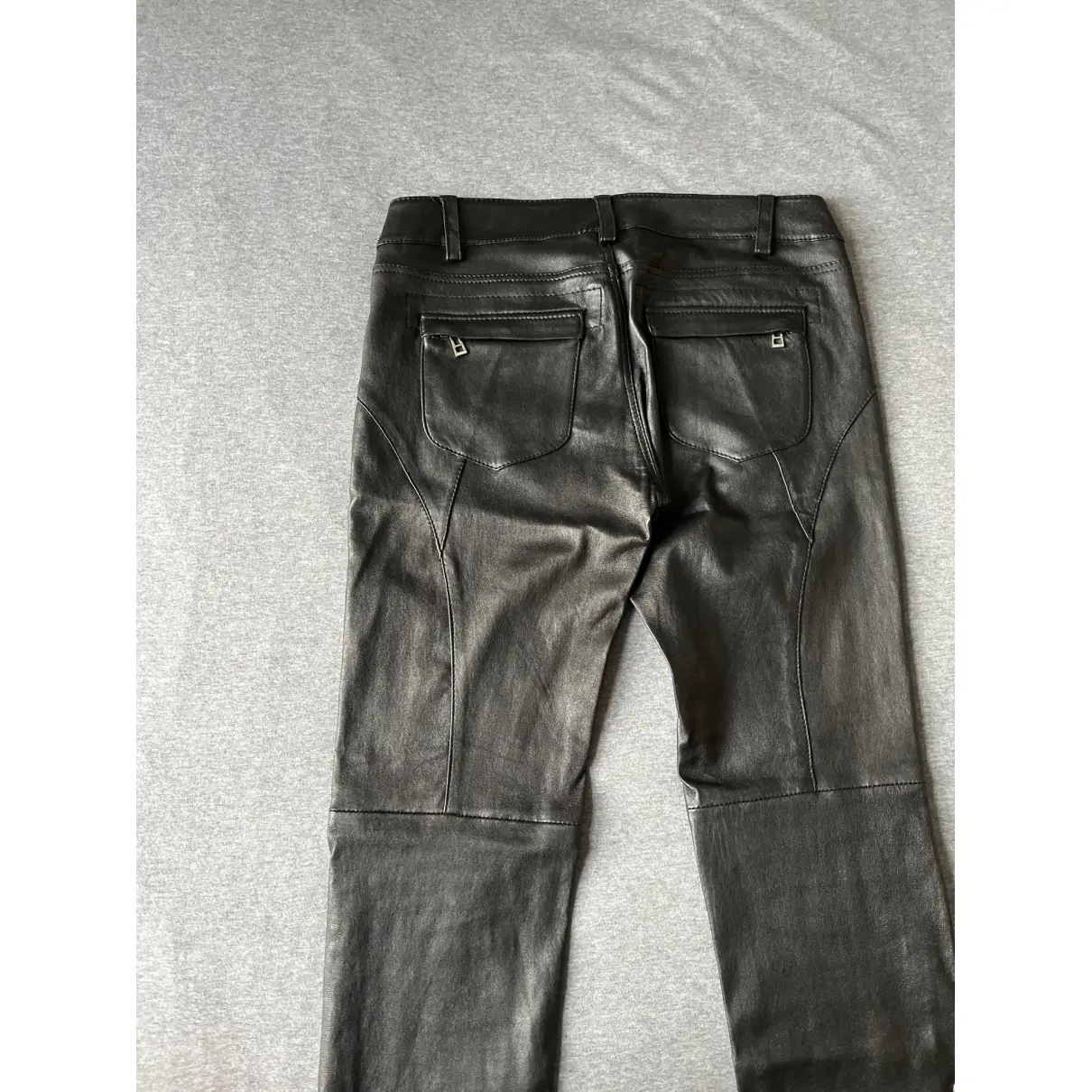 Leather slim pants Zadig & Voltaire