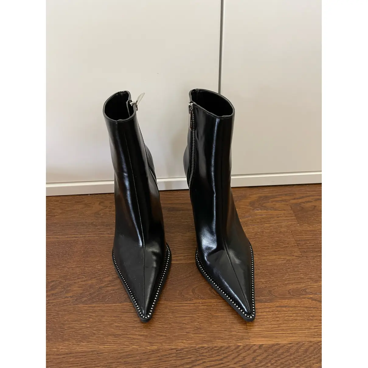 Buy Zara Leather ankle boots online
