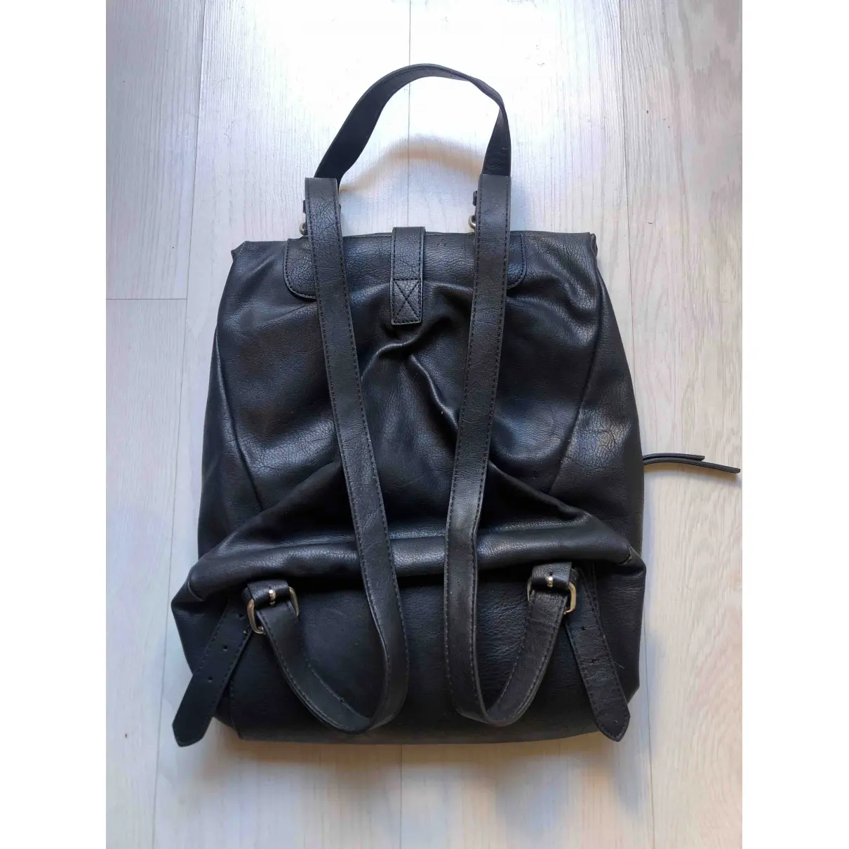 Buy Zara Leather backpack online