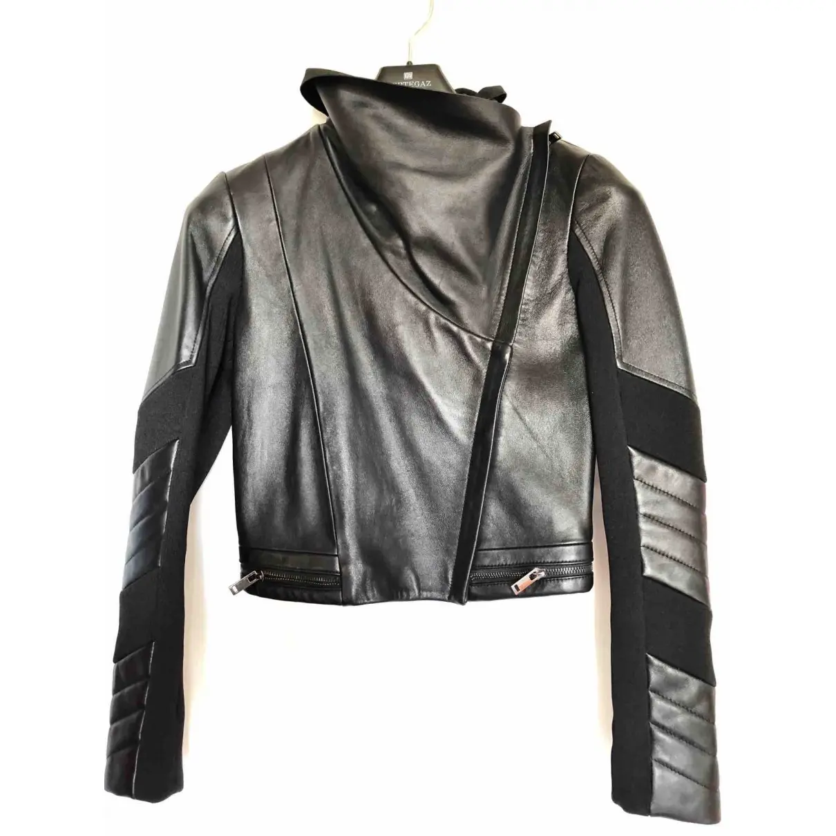 Leather biker jacket Zara