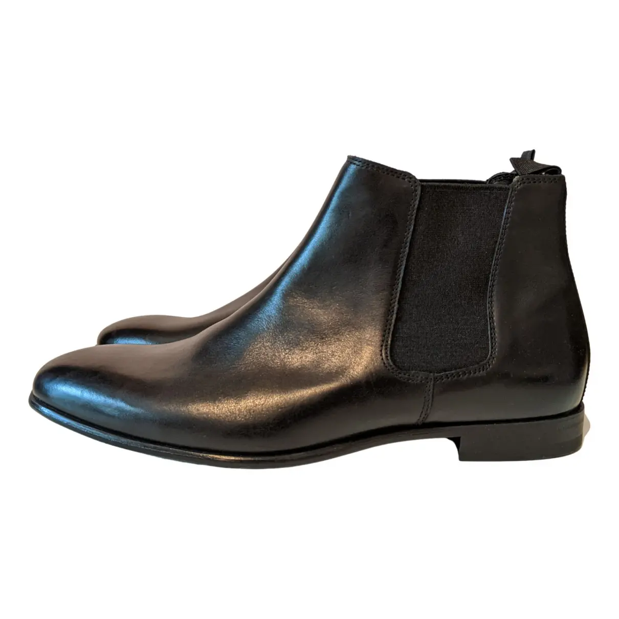 Leather boots Zara
