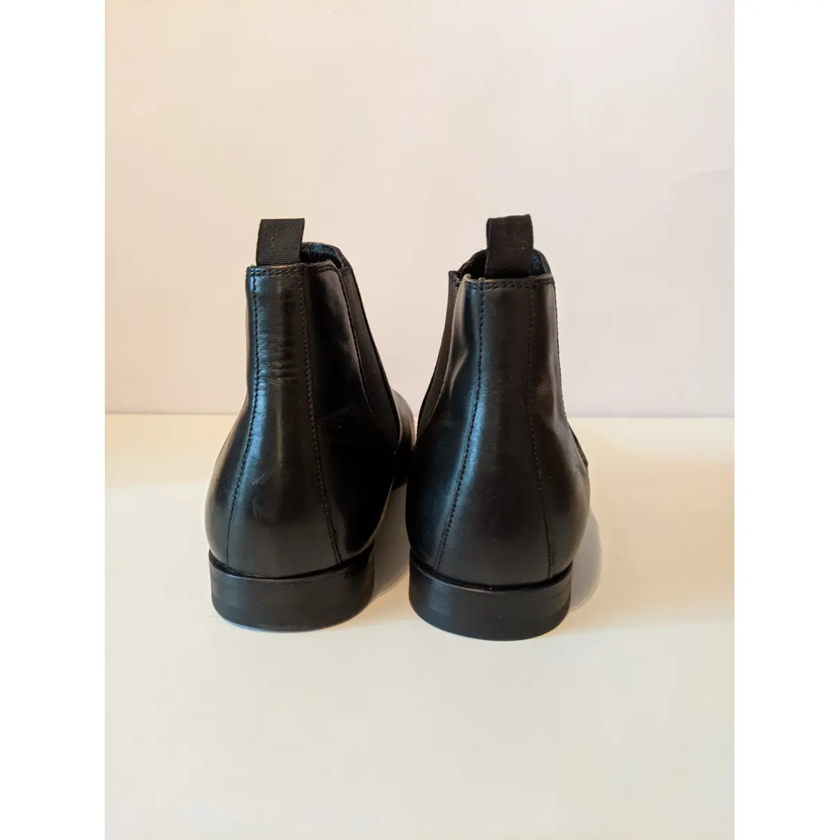 Leather boots Zara