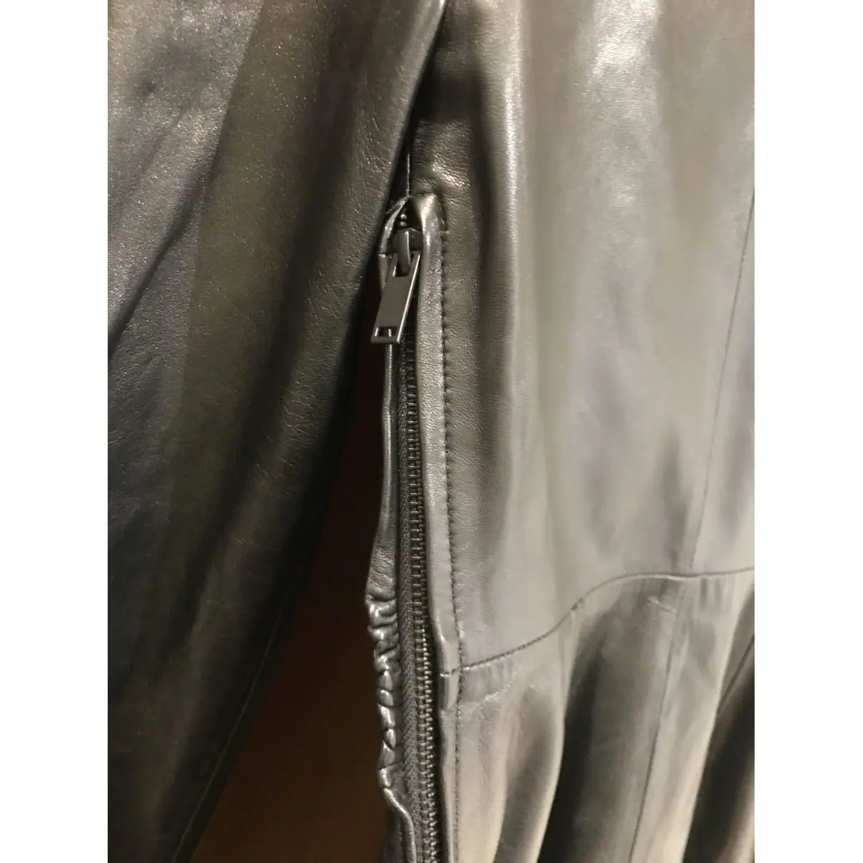 Leather mini dress Zara