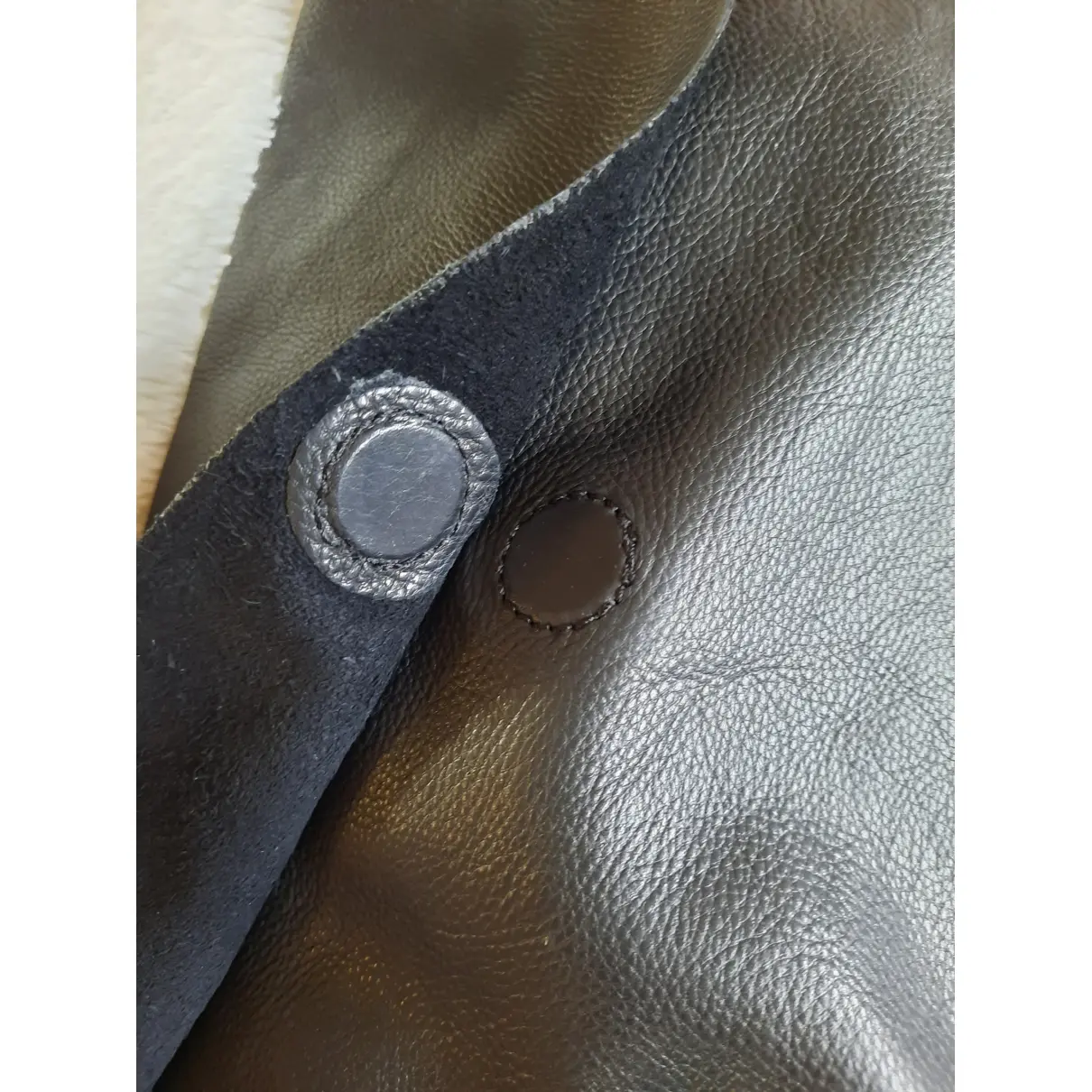 Leather handbag Zara