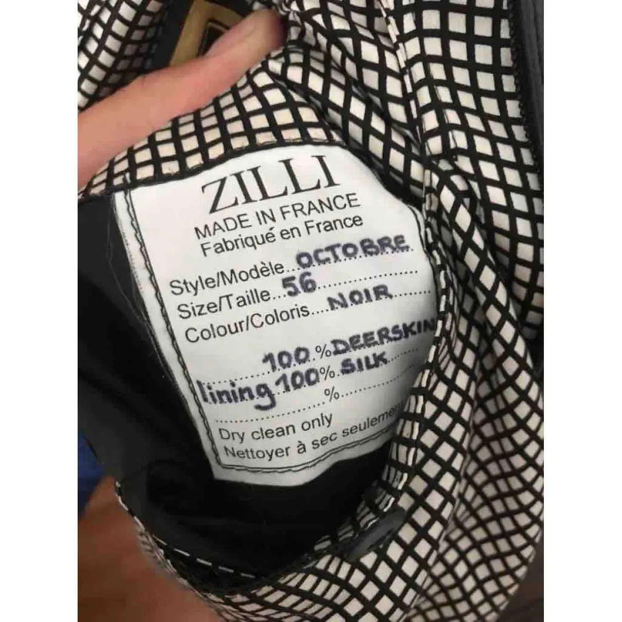 Zilli Leather jacket for sale