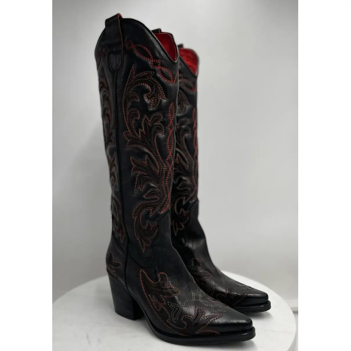 Buy Zoe italy Leather cowboy boots online