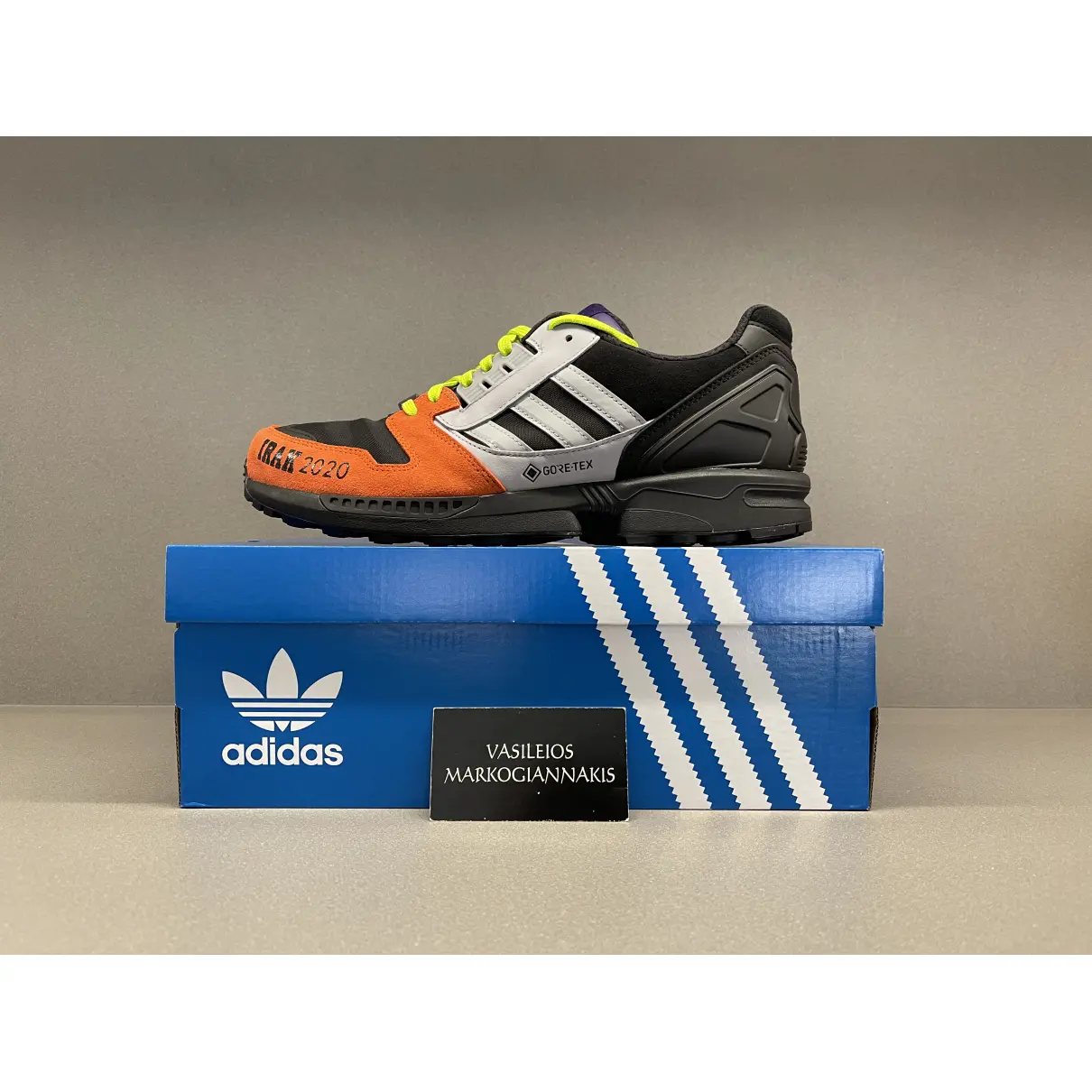 ZX leather low trainers Adidas