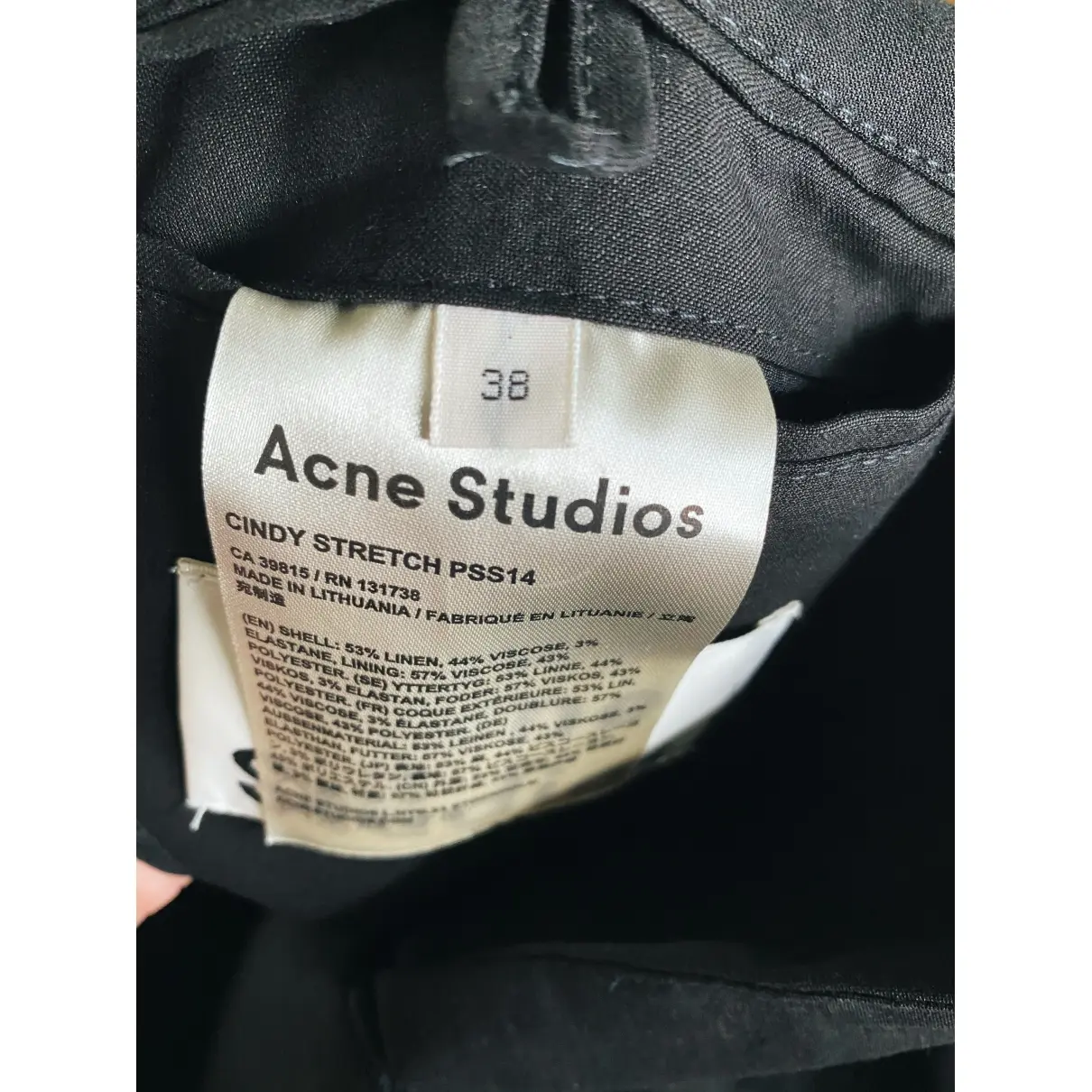 Buy Acne Studios Linen blazer online