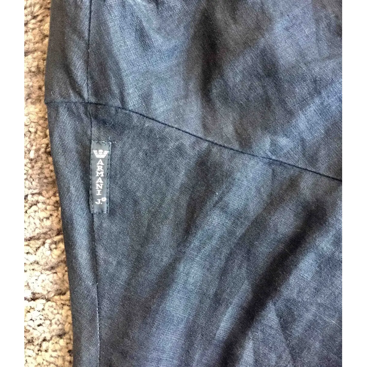 Linen mid-length dress Armani Jeans