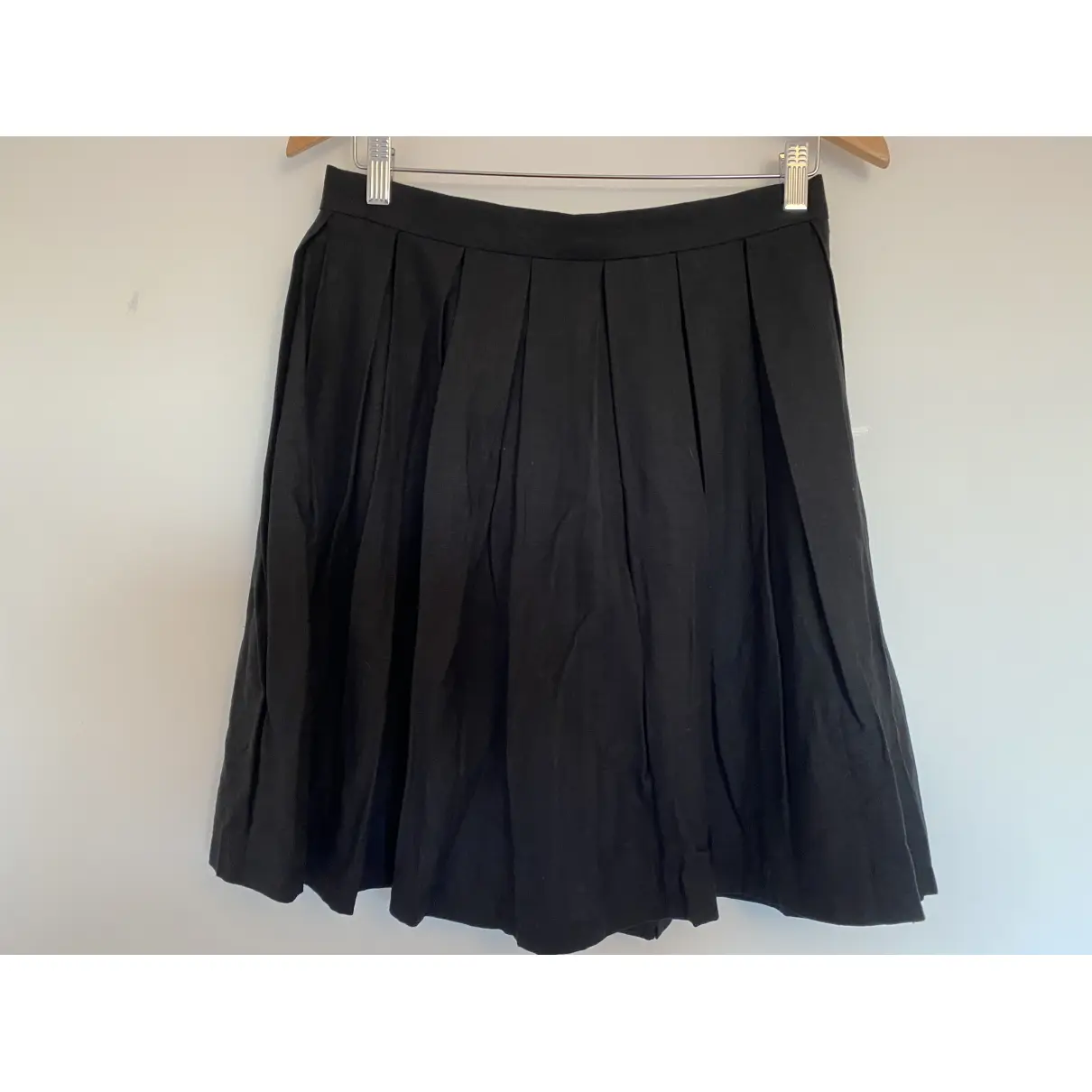 Buy art school Linen mini skirt online