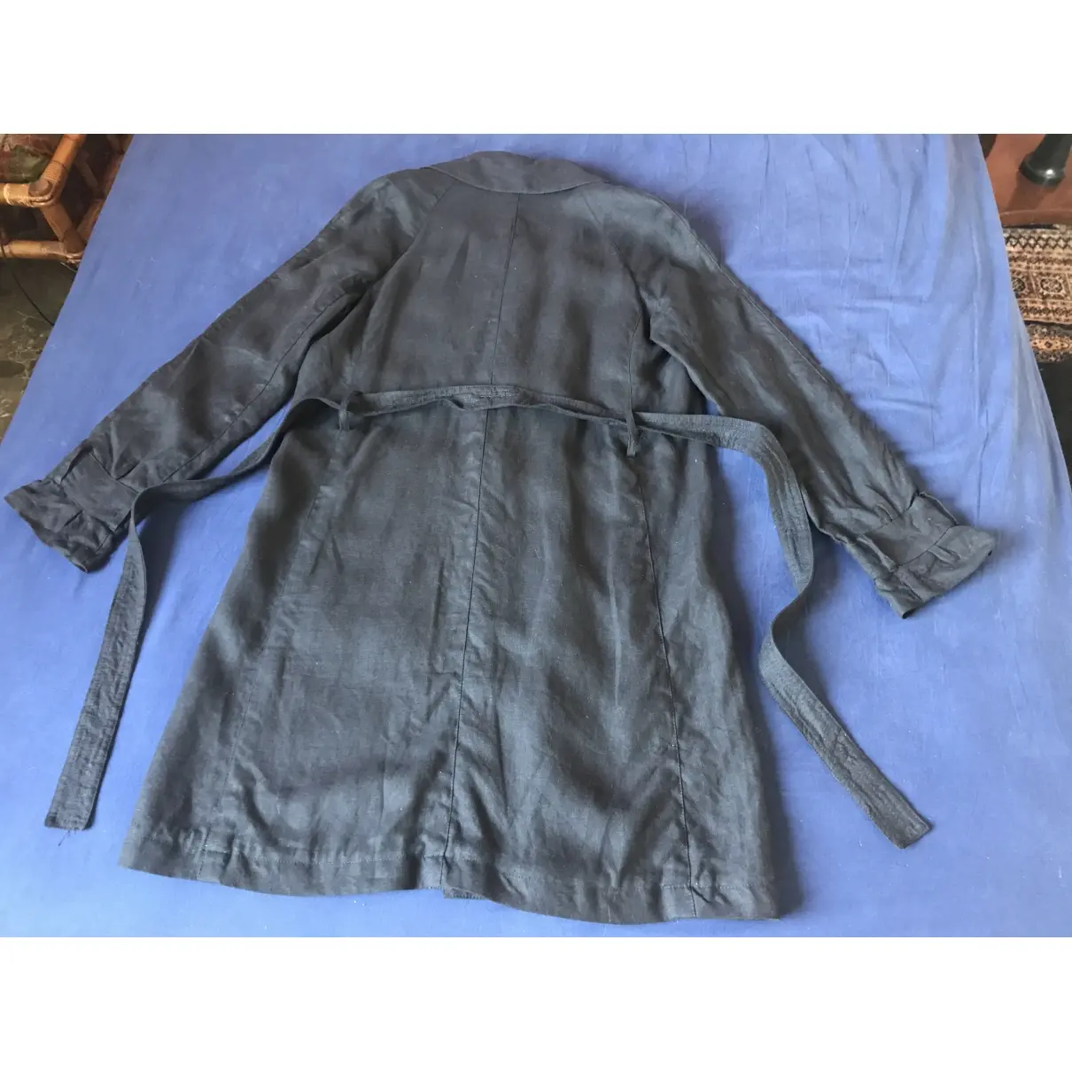 Bamford England Linen trench coat for sale