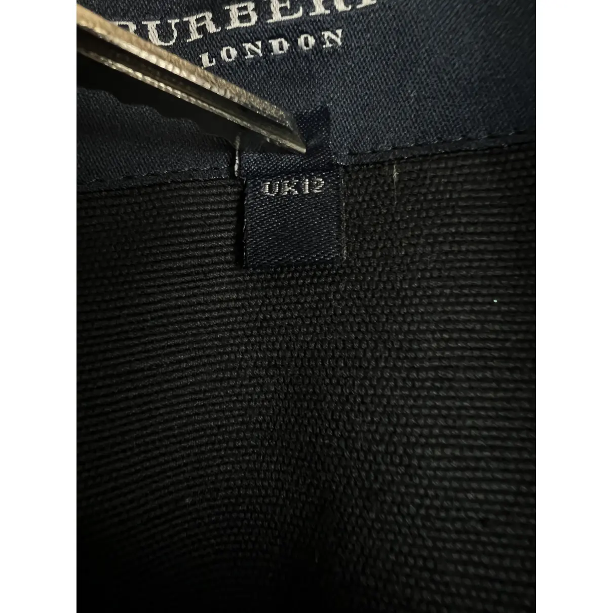 Linen coat Burberry - Vintage