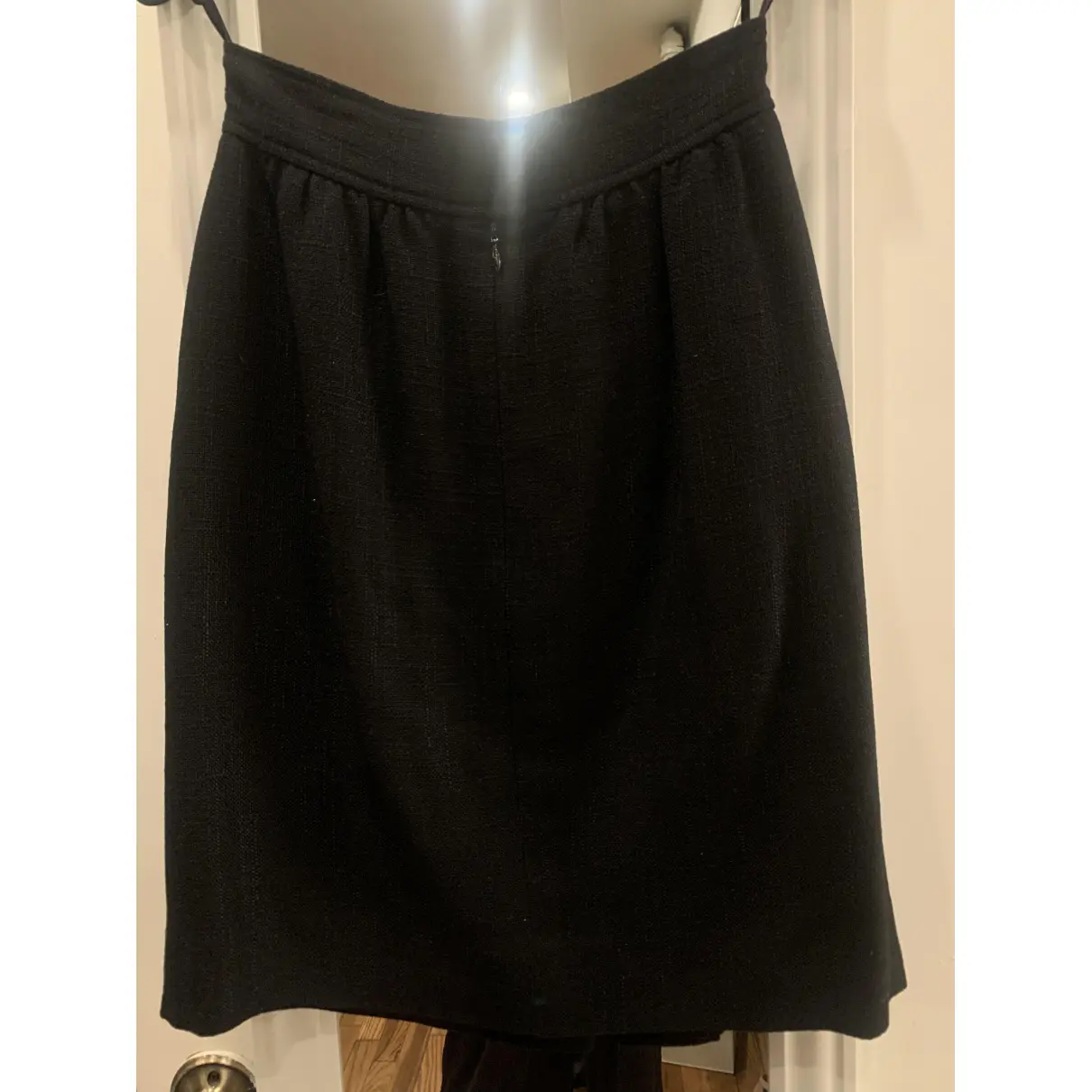 Buy Chanel Linen mid-length skirt online