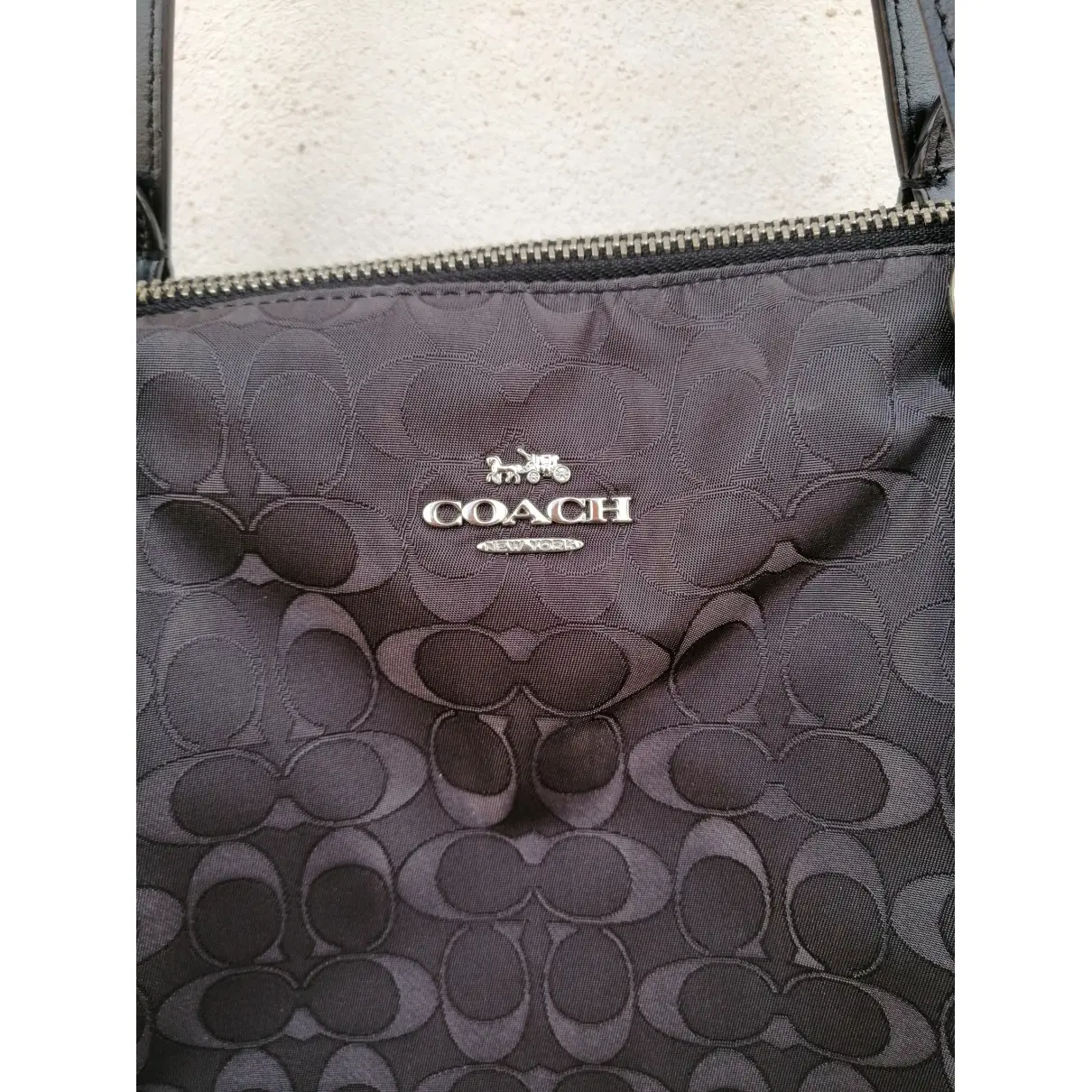 Buy Coach CITY ZIP TOTE linen handbag online