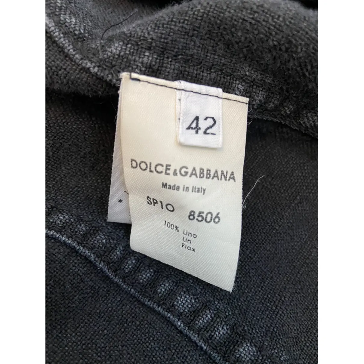 Linen short vest Dolce & Gabbana