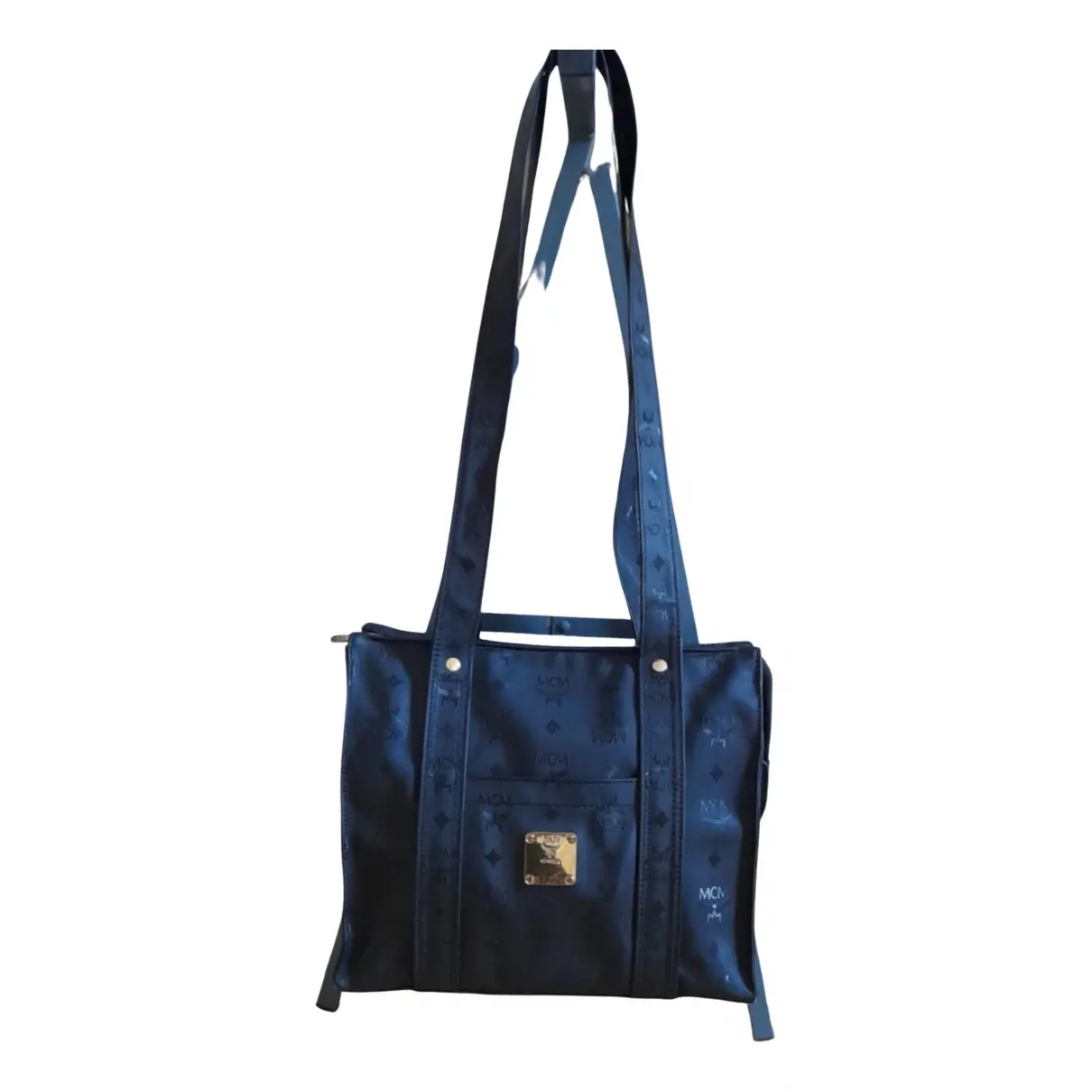 Linen handbag MCM - Vintage