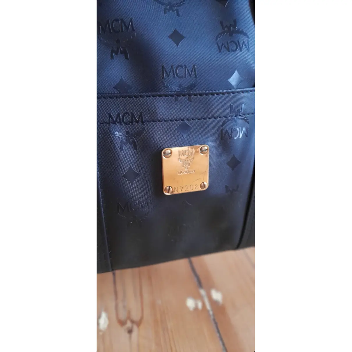 Buy MCM Linen handbag online - Vintage