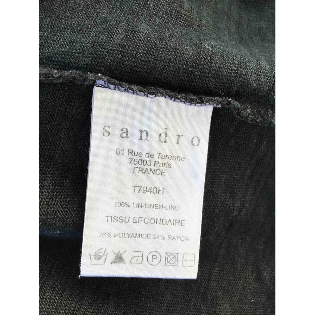 Linen t-shirt Sandro