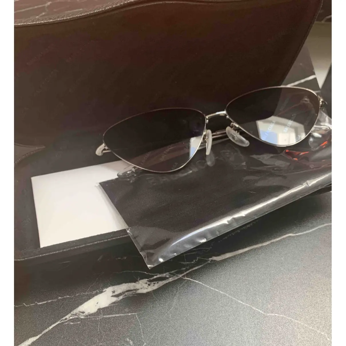 Invisible Cat oversized sunglasses Balenciaga