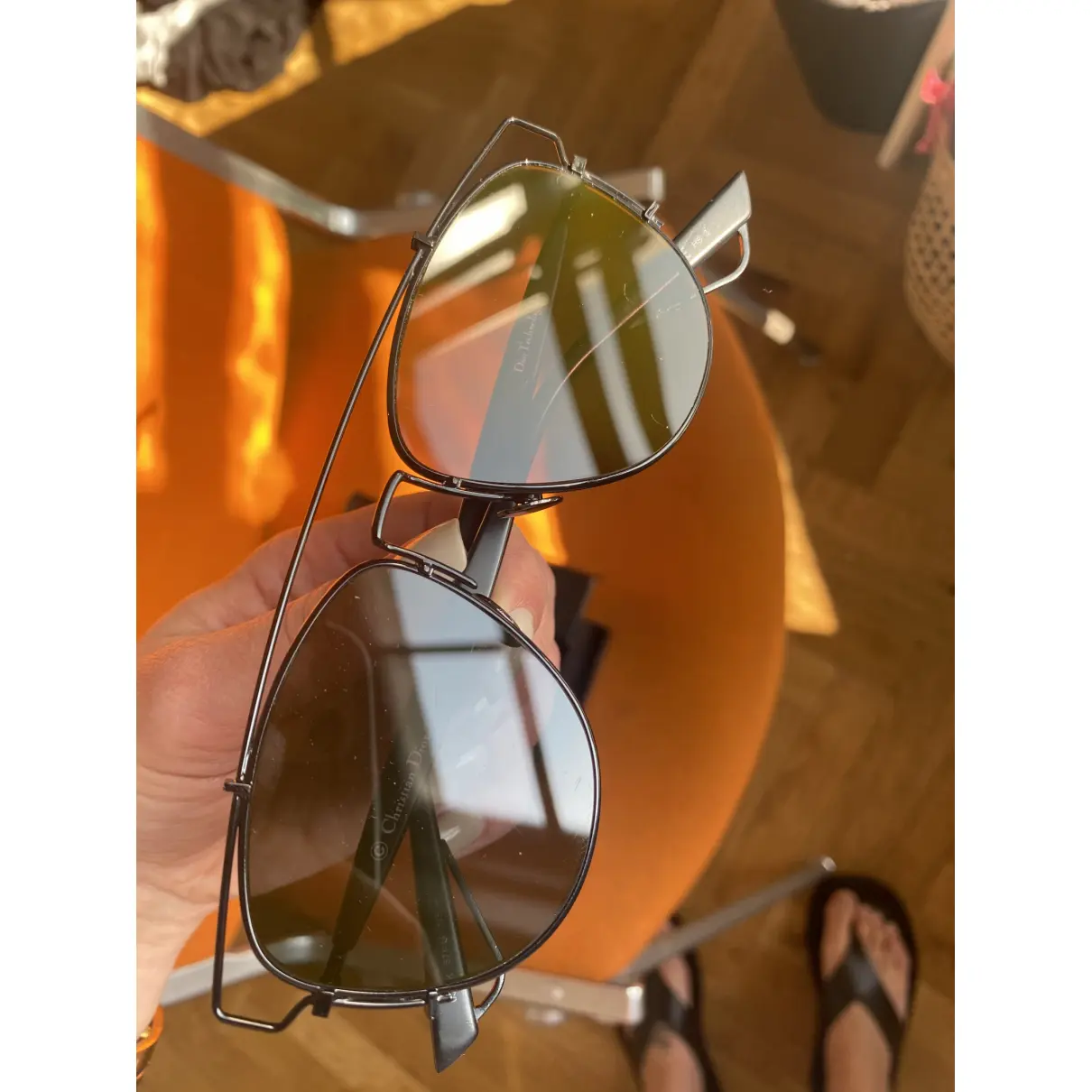Technologic aviator sunglasses Dior