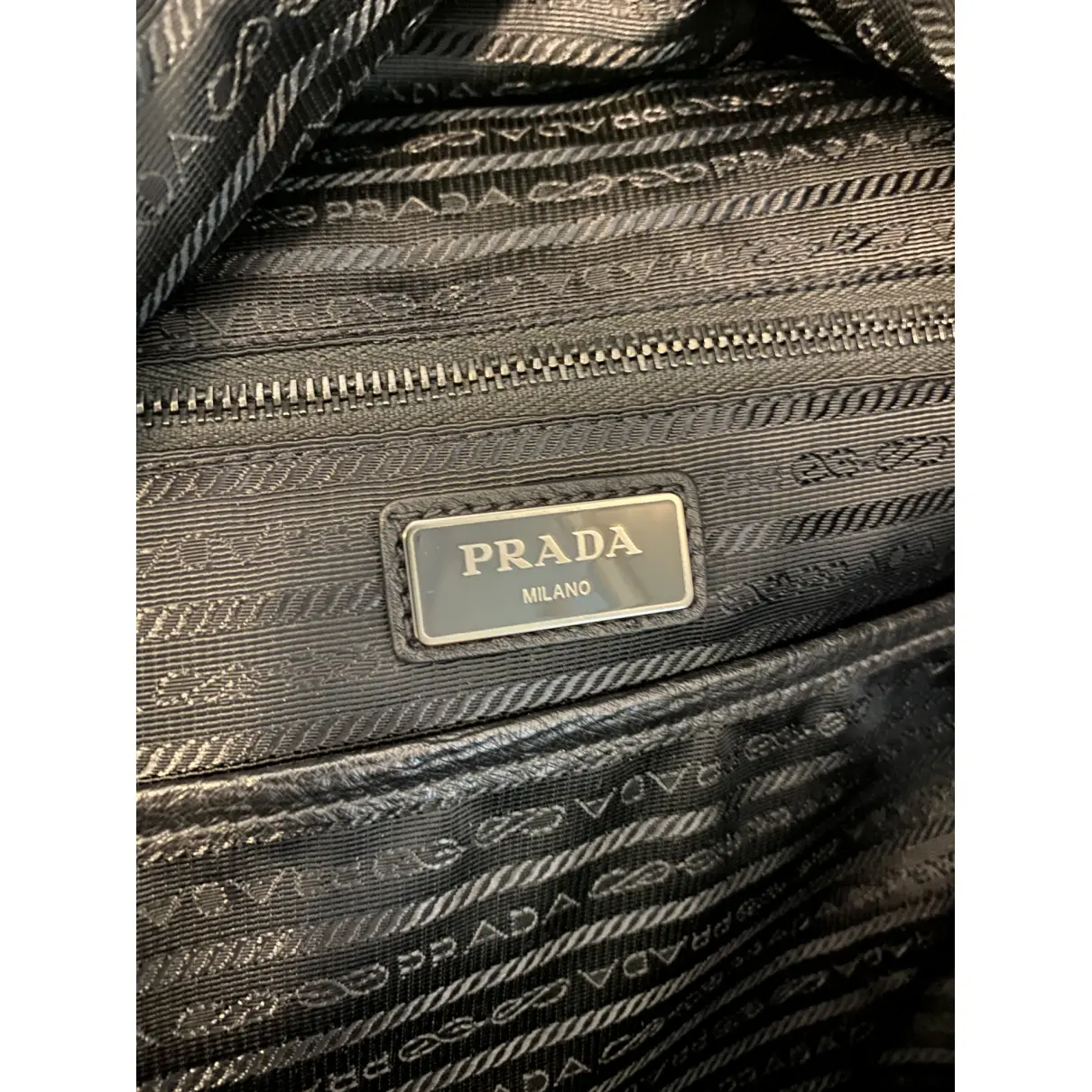 Ostrich travel bag Prada