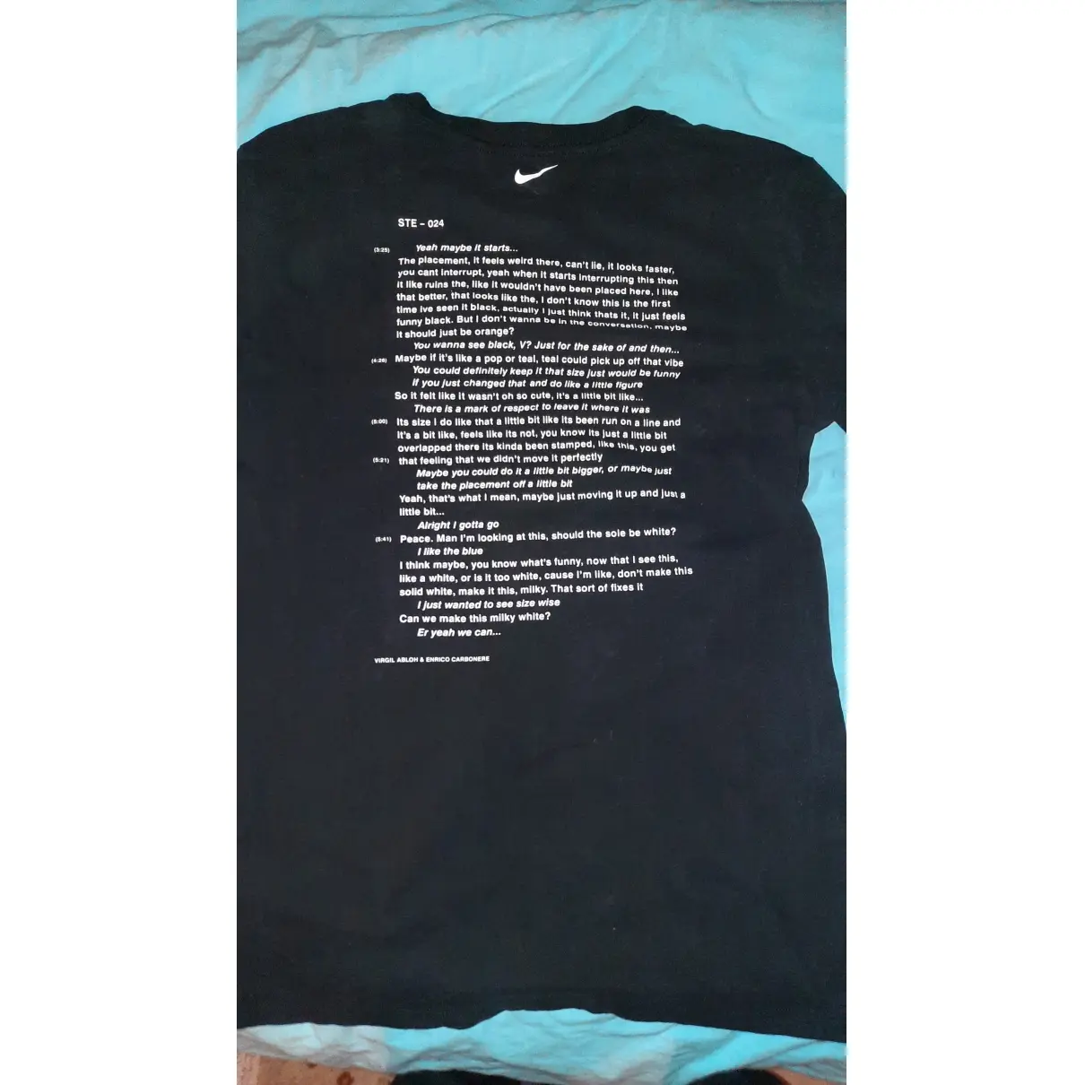 Buy Nike x Off-White Black T-shirt online