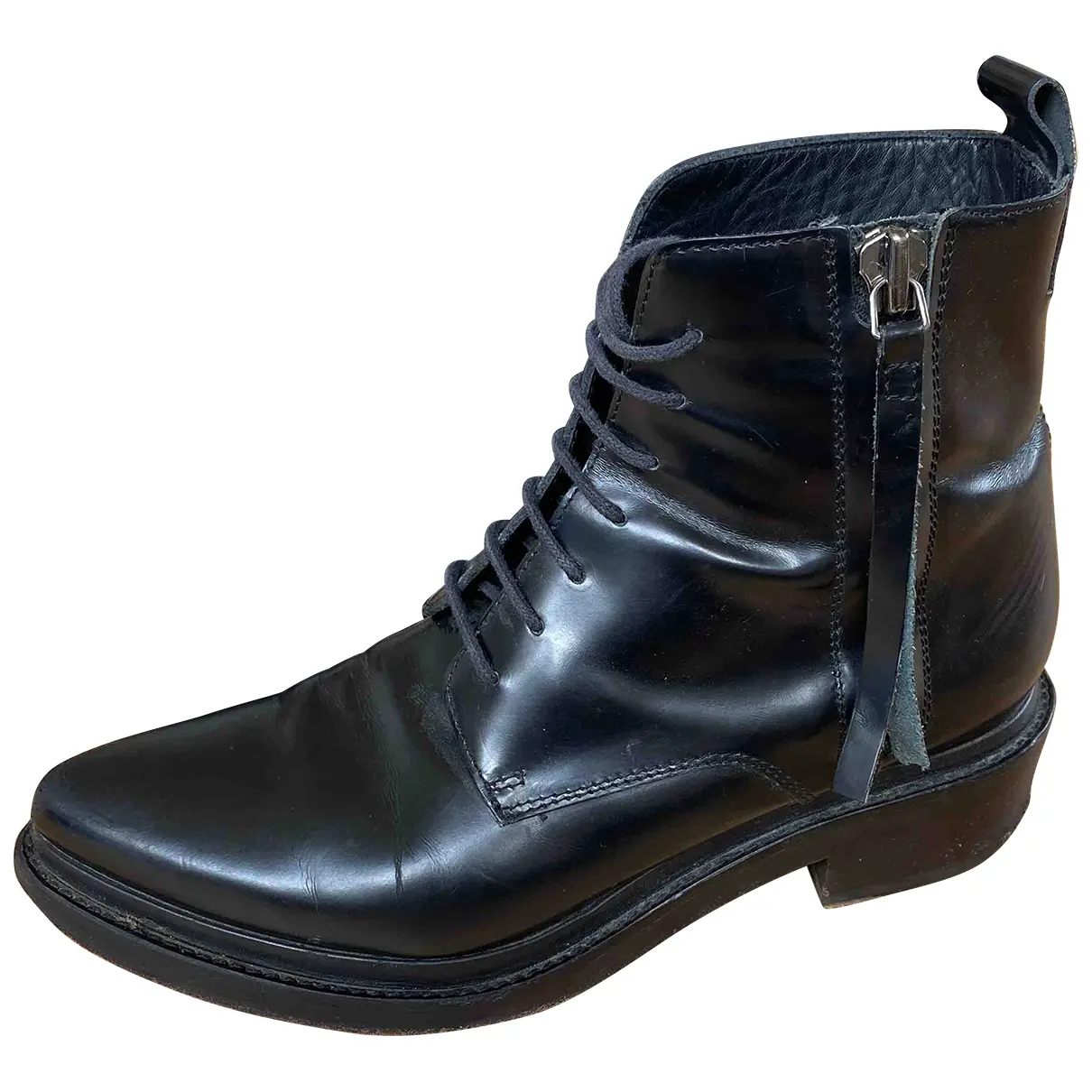 Patent leather ankle boots Acne Studios