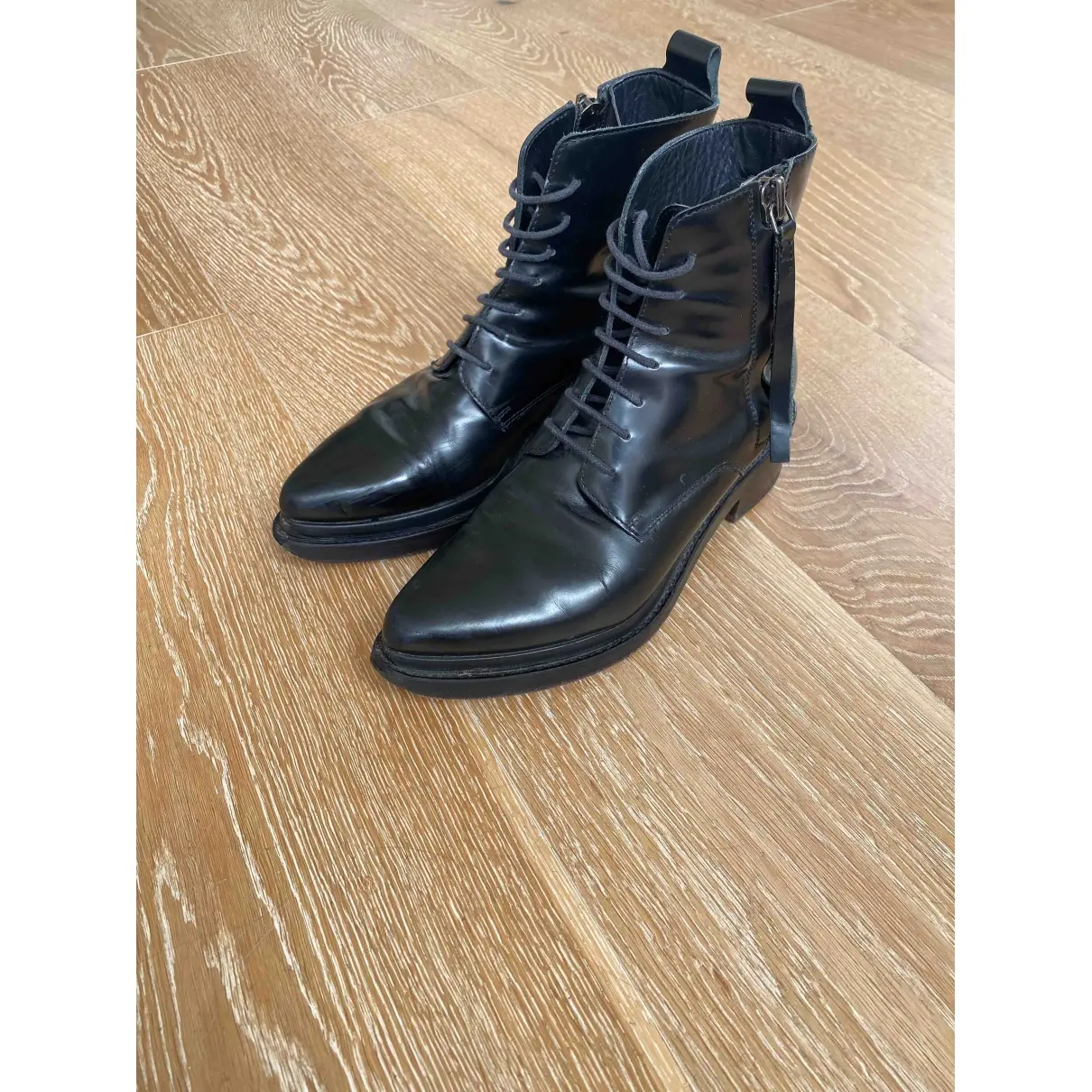 Acne Studios Patent leather ankle boots for sale