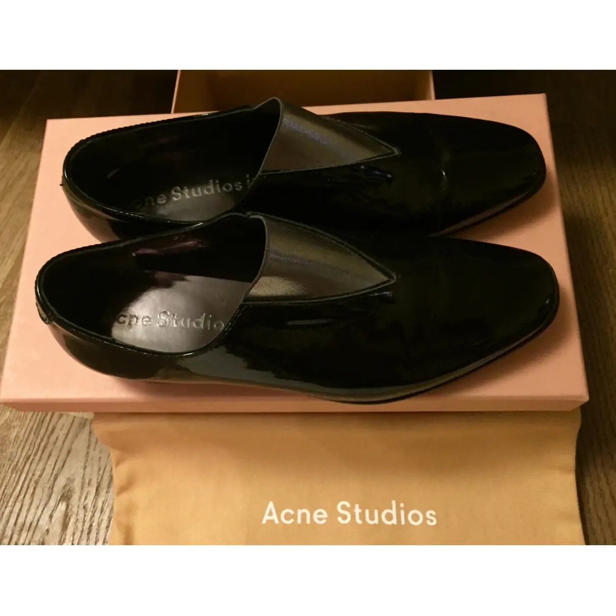Patent leather flats Acne Studios