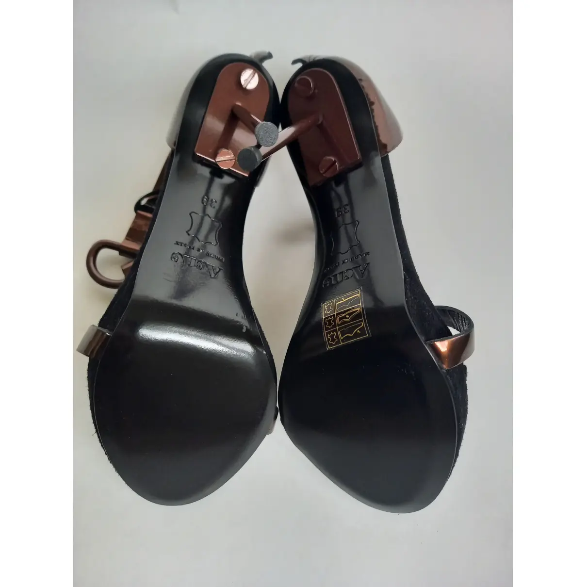 Patent leather sandals Acne Studios