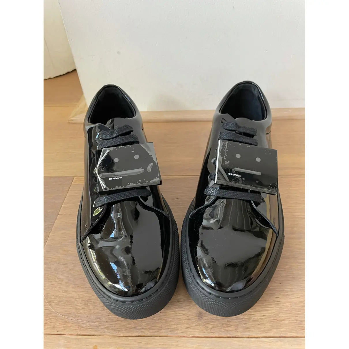 Patent leather trainers Acne Studios