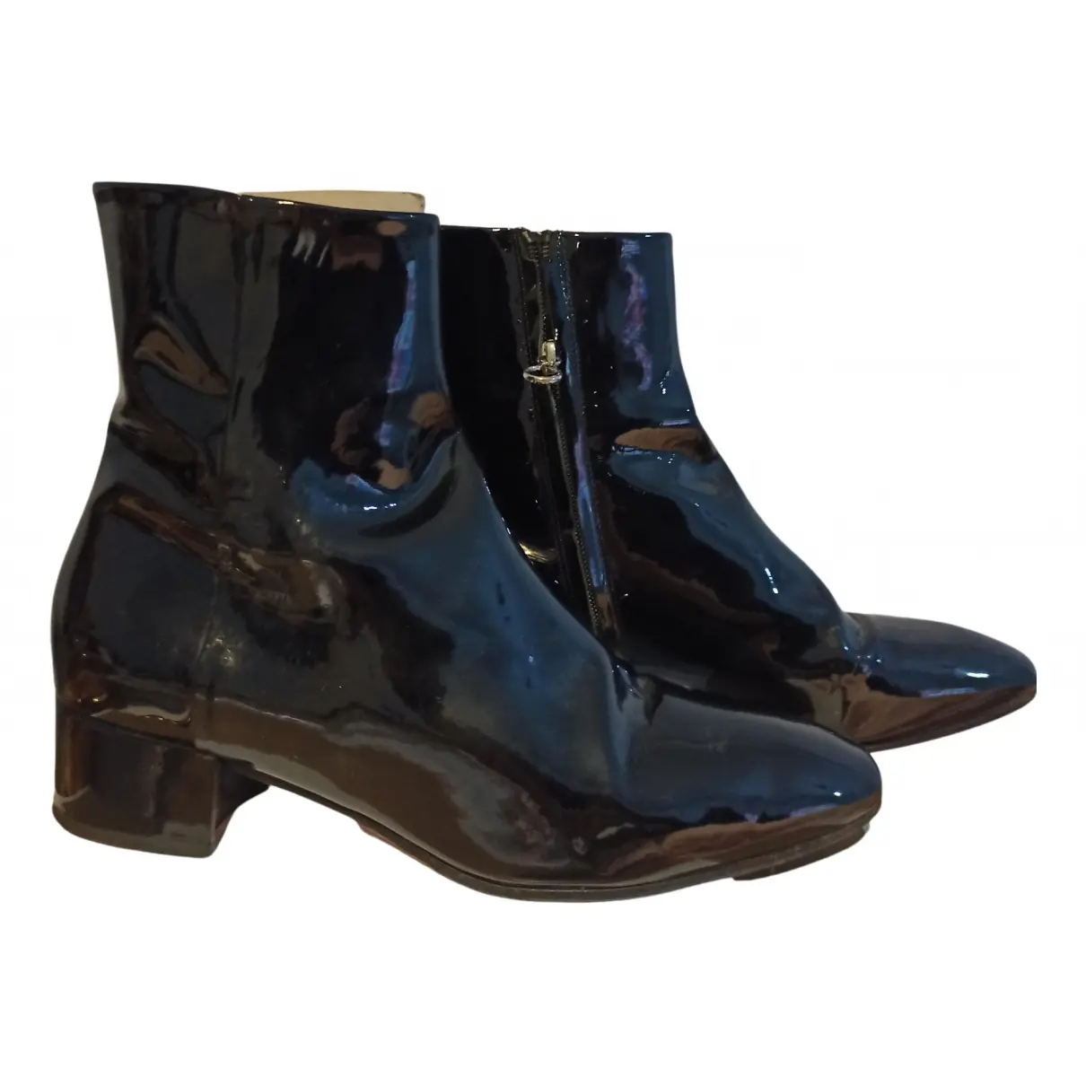 Patent leather ankle boots Aeyde