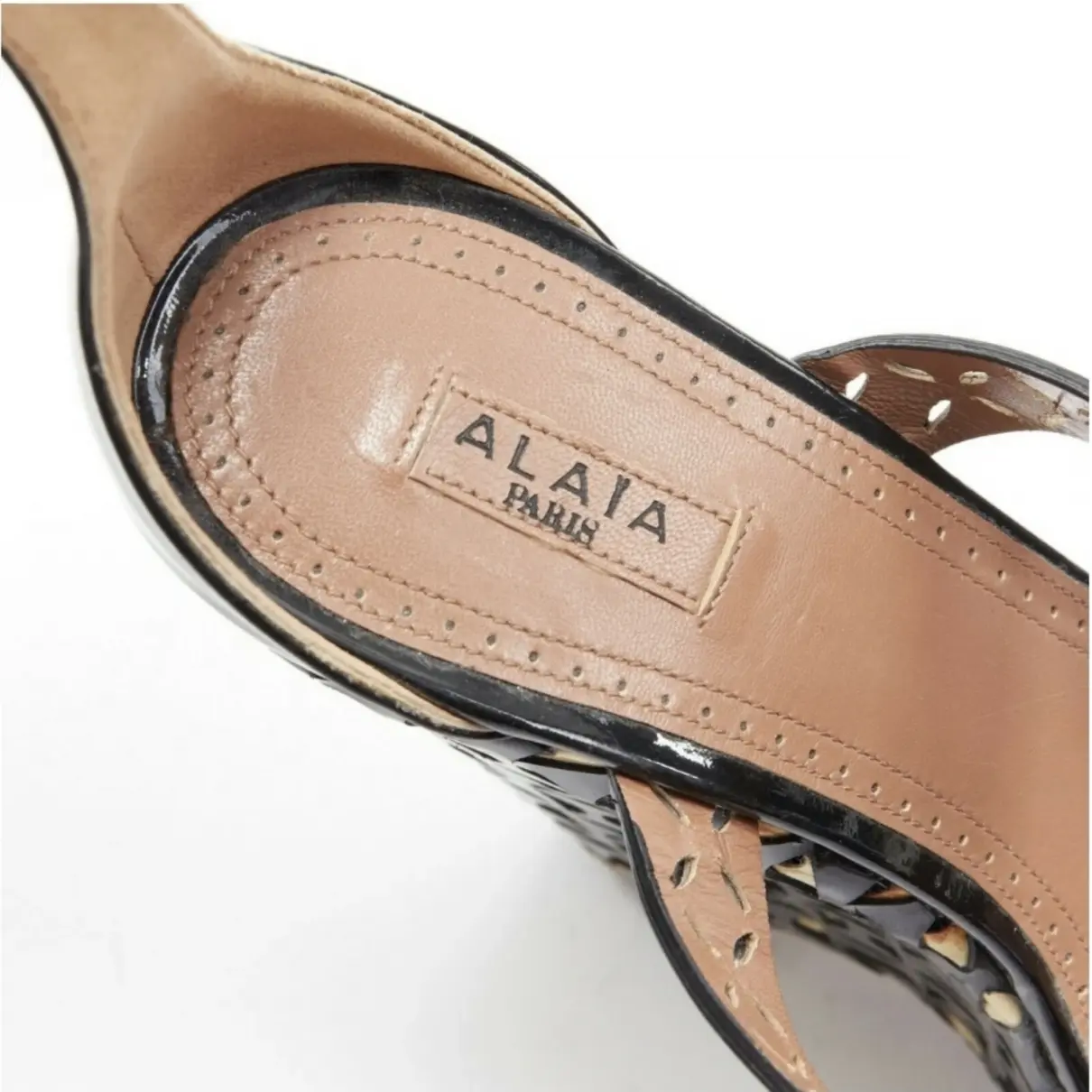 Patent leather sandals Alaïa