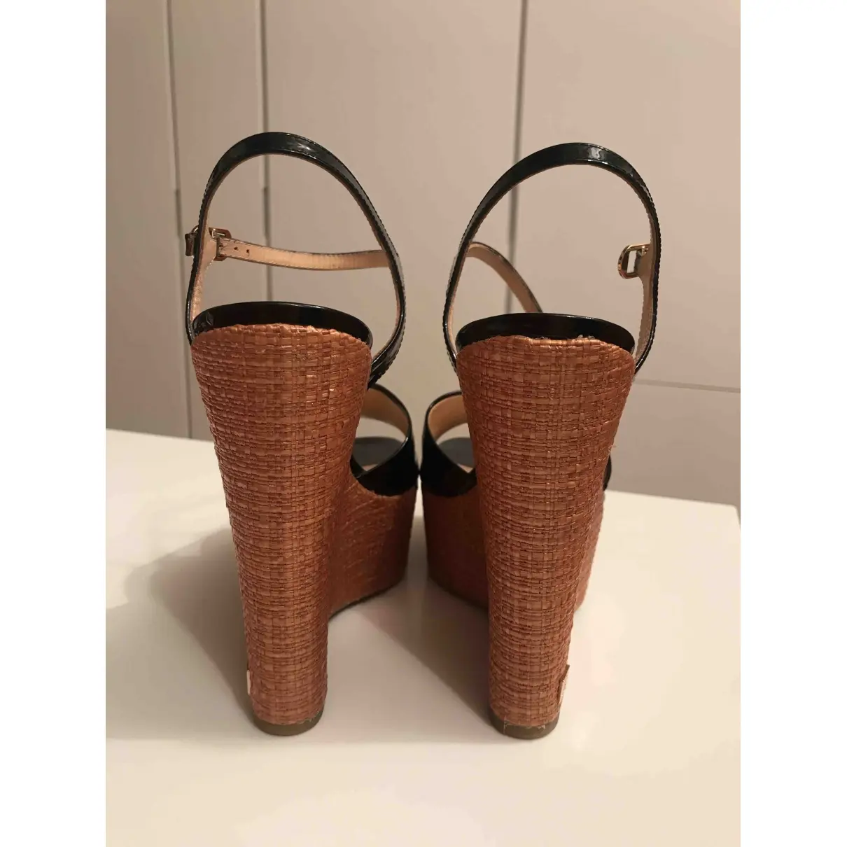 Alchimia Di Ballin Patent leather sandals for sale