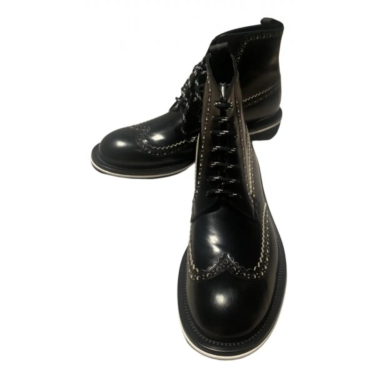 Patent leather boots Alexander McQueen