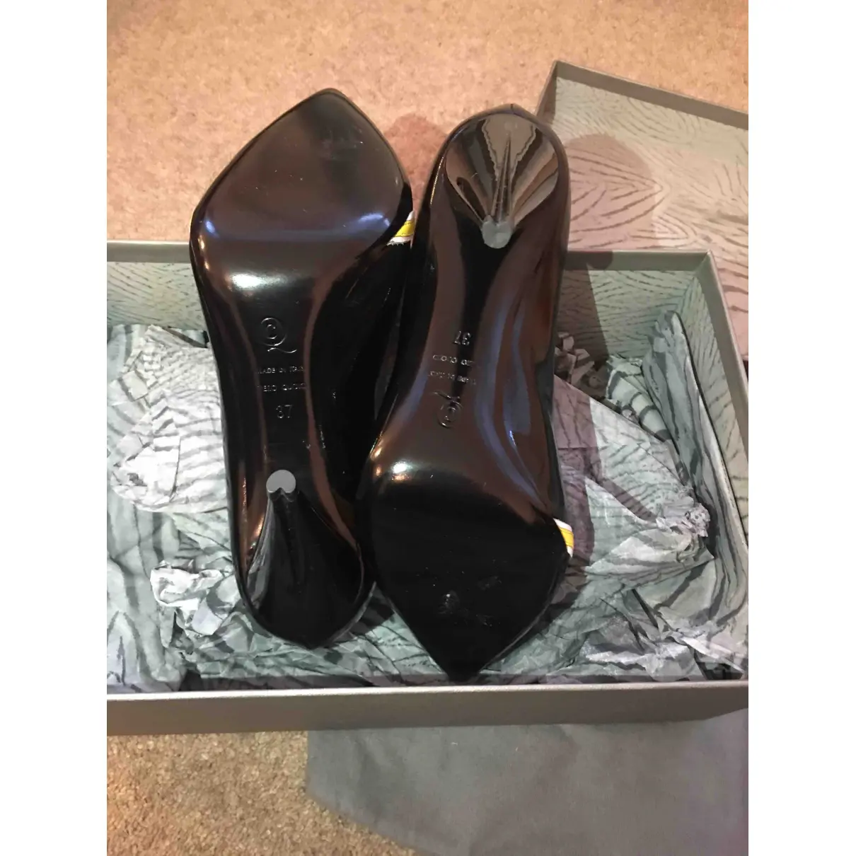 Patent leather heels Alexander McQueen