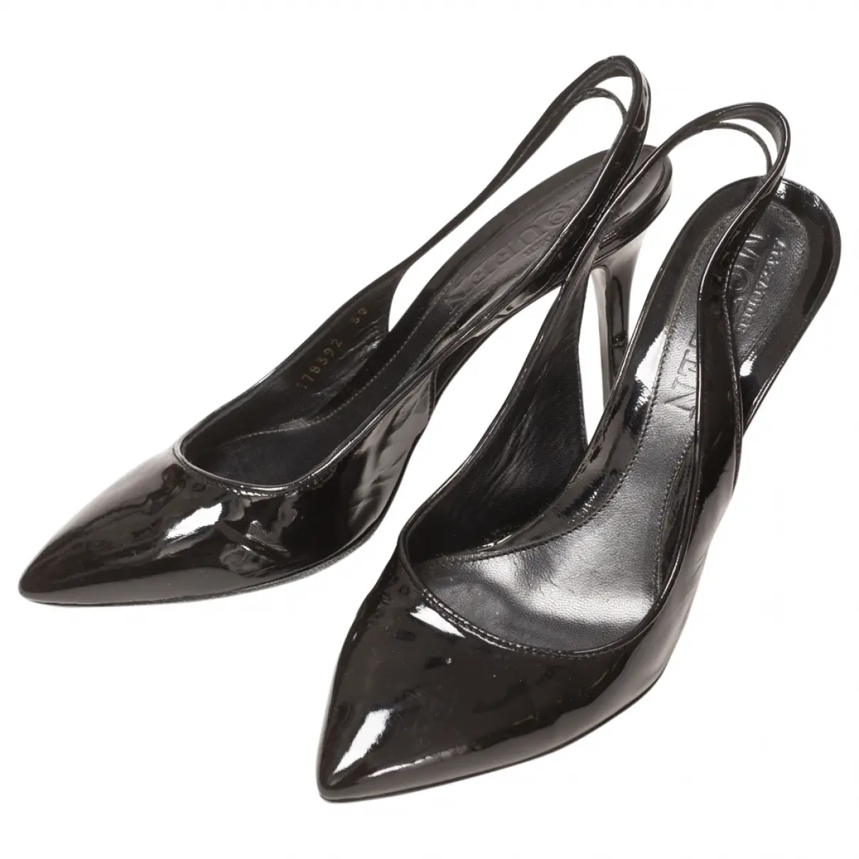 Alexander McQueen Black Patent leather Heels for sale